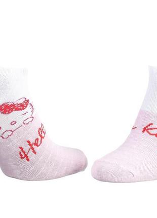 Шкарпетки hello kitty tete hk + pois білий жін 35 - 41,арт. 13...