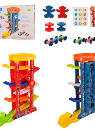 Іграшковий набір трек "веселий трамплін" арт. 6846, 2 види, у коробці 6846  ish