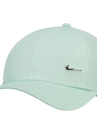 Кепка nike y nk h86 cap metal swoosh світло-зелений діт misc