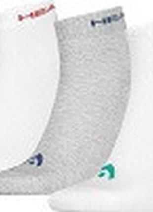 Шкарпетки head quarter 3p unisex білий, сірий уні 39-42