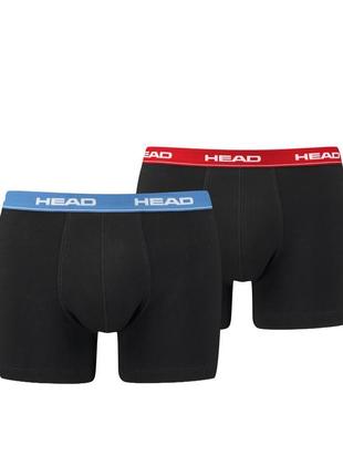 Труси-боксери head basic boxer 2p чорний, синій, червоний чол s