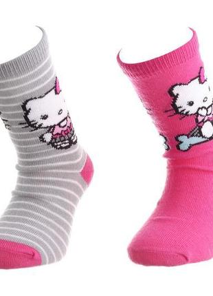 Шкарпетки hello kitty socks 2p пурпурний, сірий діт 31-35 арт ...