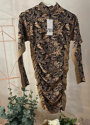 Жакардове плаття zara м/l 5