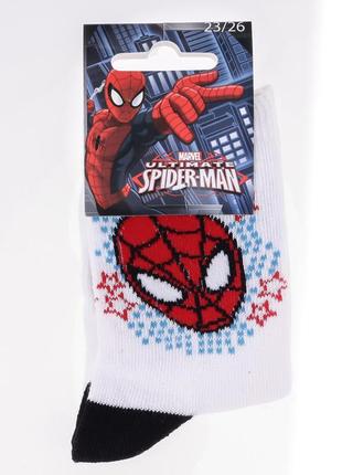 Шкарпетки spider man tete spiderman + etoiles білий діт 19-22,...2 фото