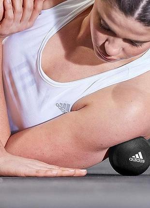 Масажний м'яч adidas massage ball чорний уні 8,3 x 8,3 x 8,3 см2 фото