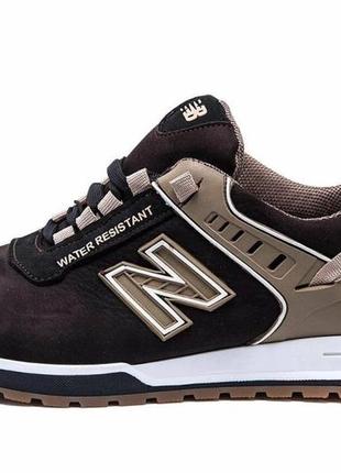 Шкіряні кросівки new balance brown5 фото