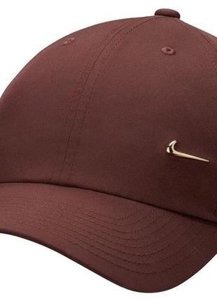 Кепка nike u nsw df h86 metal swoosh cap червоний уні osfm