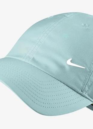 Кепка nike u nsw df h86 metal swoosh cap блакитний уні misc