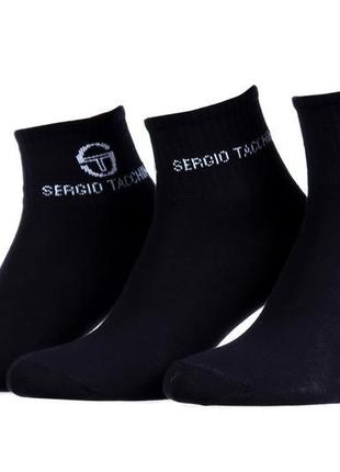 Шкарпетки sergio tacchini 3-pack чорний жін 35-37