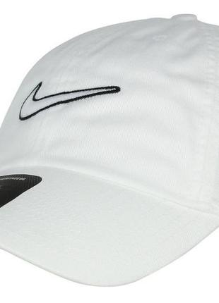 Кепка nike u nsw h86 swoosh wash cap білий уні misc