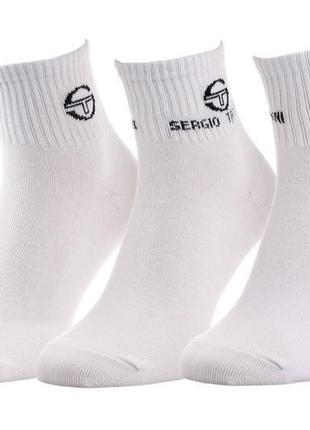 Шкарпетки sergio tacchini 3-pack білий уні 39-42