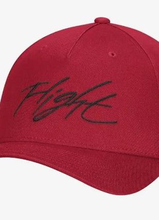 Кепка nike jordan clc99 flt ess cap червоний, білий уні misc