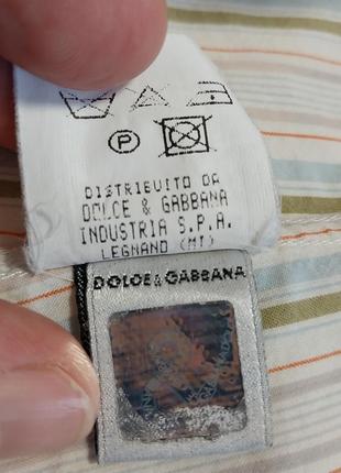 Качественная стильная брендовая рубашка dolce &amp;gabbana original made in italy9 фото