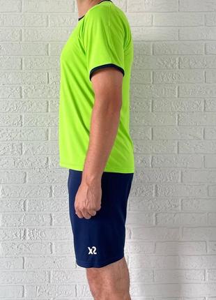 Футбольна форма x2 start (футболка+шорти), розмір xl (салатови...2 фото