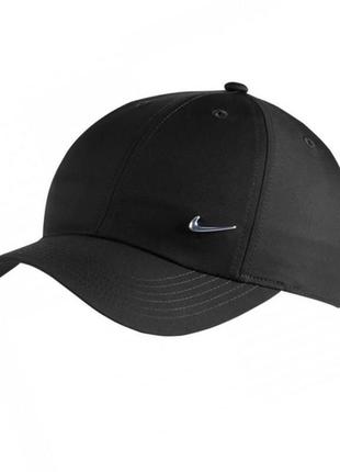 Кепка nike y nk h86 cap metal swoosh чорний діт misc