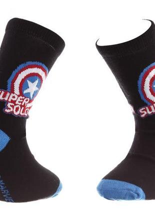 Шкарпетки marvel super soldier чорний діт 31-34, арт.83899320-7