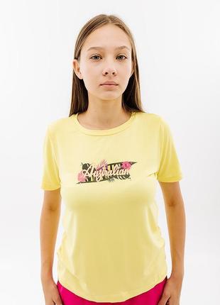 Футболка australian logo flowers tee jersey v