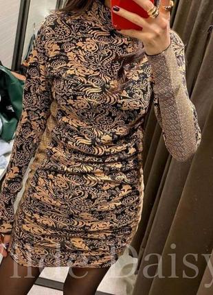Жакардове плаття zara м/l 9
