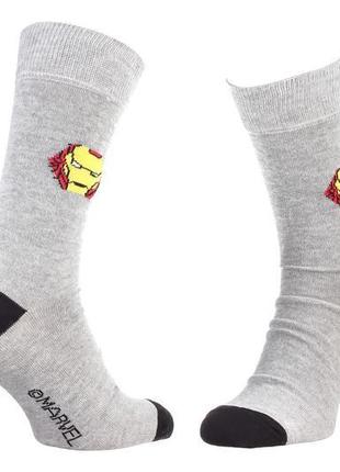 Шкарпетки marvel iron man світло-сірий уні 39-42, арт.93152262-2