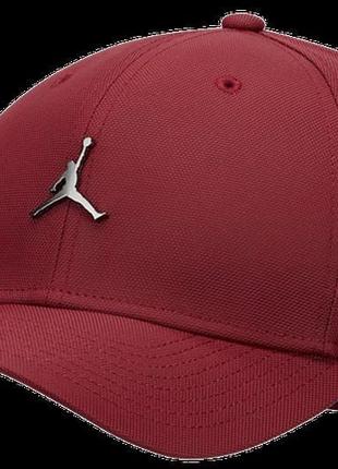 Кепка nike jordan clc99 cap metal jm бордовий уні misc