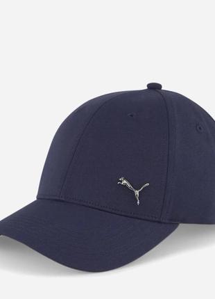 Кепка puma metal cat cap jr темно-синій діт osfa