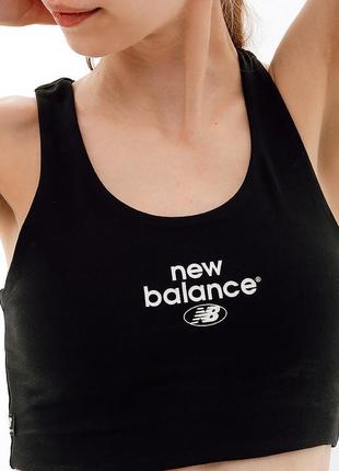 Топ new balance essentials reimagined bra2 фото