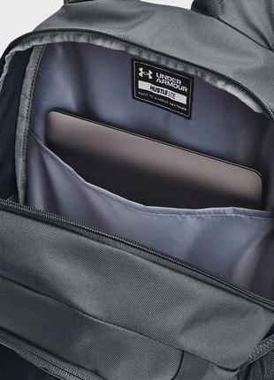 Рюкзак ua hustle lite backpack сірий уні 30.5x18x46 см2 фото