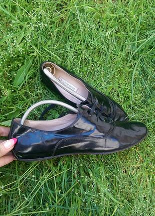Туфлі лофери чешки !!ращмер 38.5-39 лак шкіра м'яка