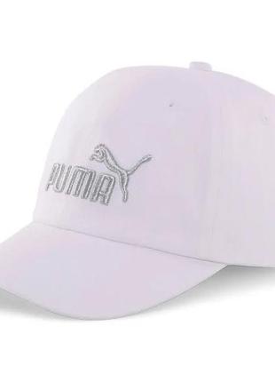 Кепка puma ess no.1 bb cap білий-срібло уні osfa