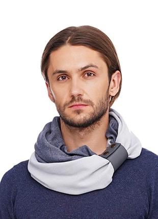 Кашеміровий шарф"мілан ", шарф снуд, великий чоловічий шарф1 фото