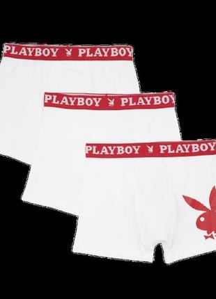 Набір з 3 труси-боксери annya playboy boxershort білий чол s а...