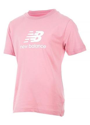 Футболка new balance essentials stacked logo jersey1 фото