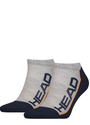 Шкарпетки head performance sneaker 2ppk unisex сірий, синій ун...