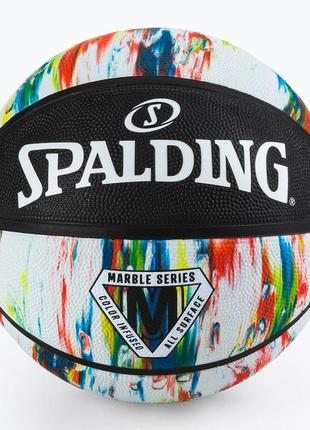 М'яч баскетбольний spalding nba marble out ball 84404z №7