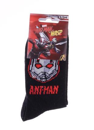 Шкарпетки marvel tete ant-man чорний діт 31-34, арт.83895248-12 фото