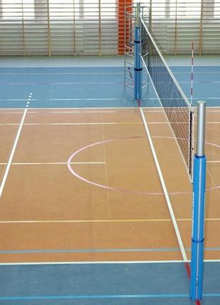 Сітка волейбольна romi sport "професійна 2,7 мм.(pe)" sia00002...3 фото