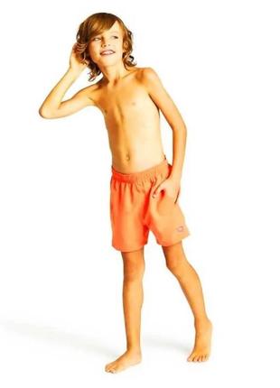 Шорти для плавання дитячі arena beach boxer solid r помаранчев...