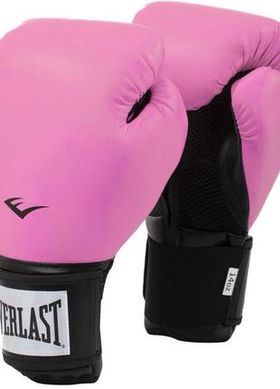 Боксерські рукавиці everlast prostyle 2 boxing gloves рожевий ...