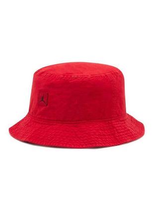 Панама nike jordan bucket jm washed cap червоний уні m/l