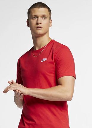 Футболка nike m nsw club tee