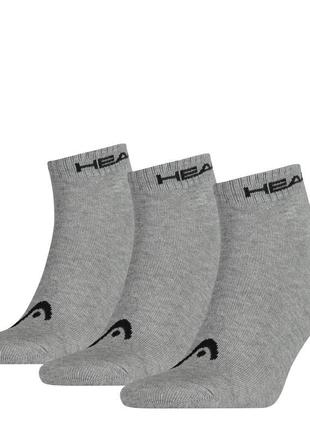 Шкарпетки head quarter 3p unisex сірий уні 39-42