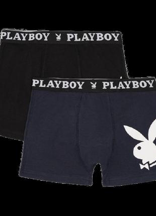 Набір з 2 труси-боксери annya playboy boxershort чорний, синій...