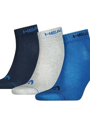 Шкарпетки head quarter 3ppk unisex синій, сірий, темно-синій у...