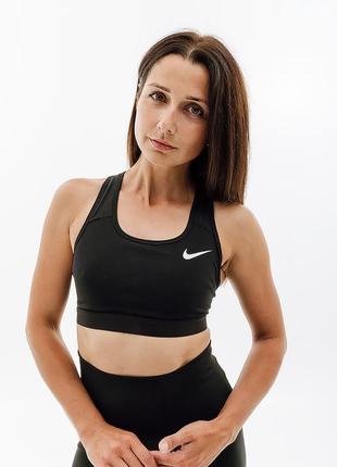 Топ nike w nk df swsh band nonpded bra1 фото