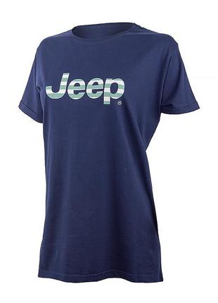 Футболка jeep t-shirt oversize striped print turn