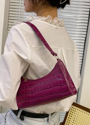Сумочка багет (ягідна)