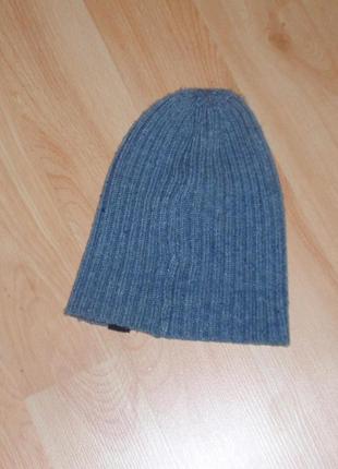 Шапка hugo boss grey beanie ck polo lauren original 20/23 см klein5 фото