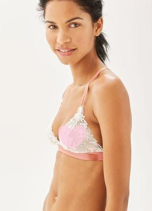 Кружевной лиф lace triangle bra by topshop bride - xs2 фото