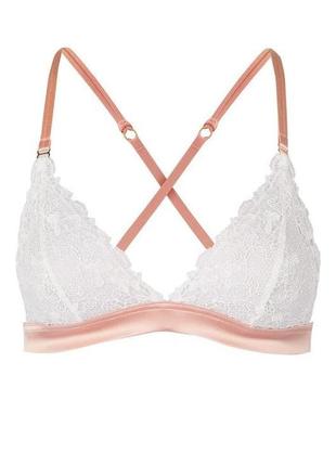 Мереживний ліф lace triangle bra by topshop bride - xs1 фото