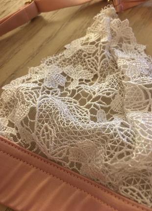 Кружевной лиф lace triangle bra by topshop bride - xs6 фото